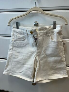 Anthropologie White Denim Jean Shorts